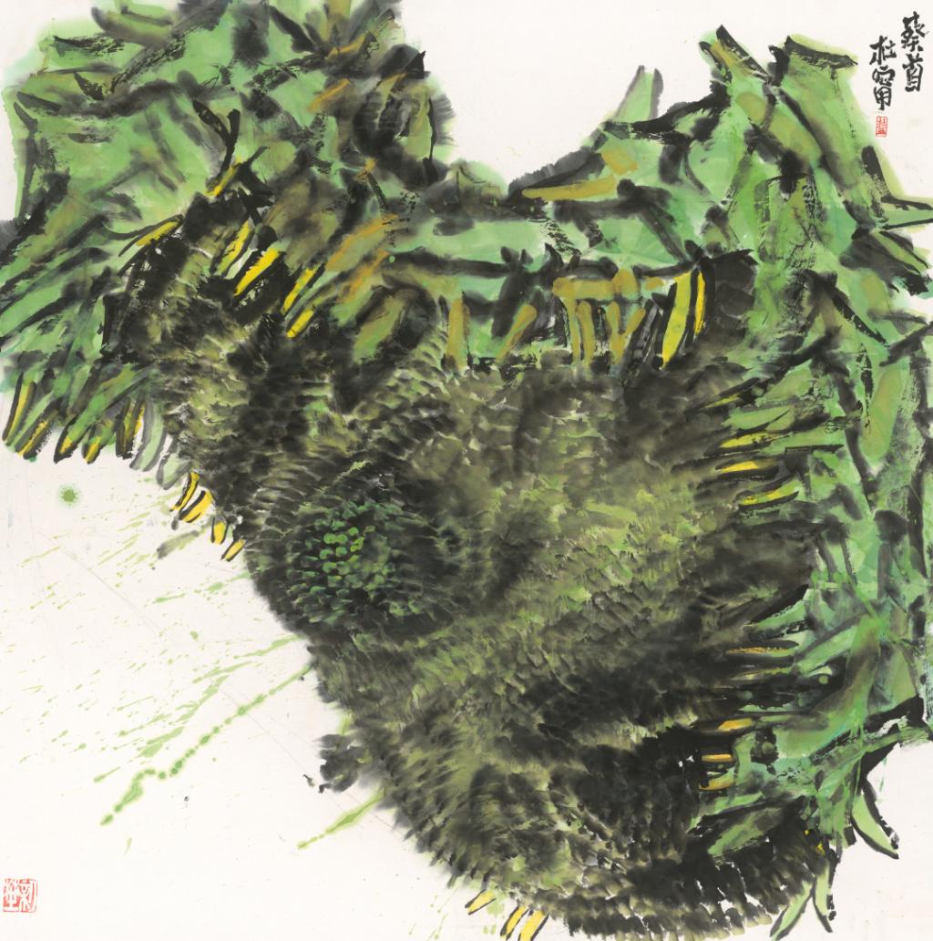 26广东画院 杜宁 《硕2》 124x124cm 纸本水墨