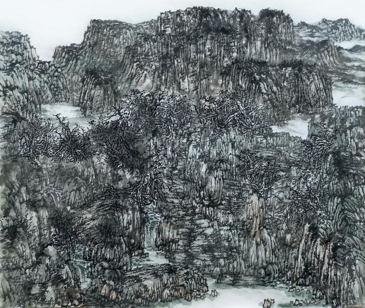 陈起《山谷清音》中国画 240X200 2023