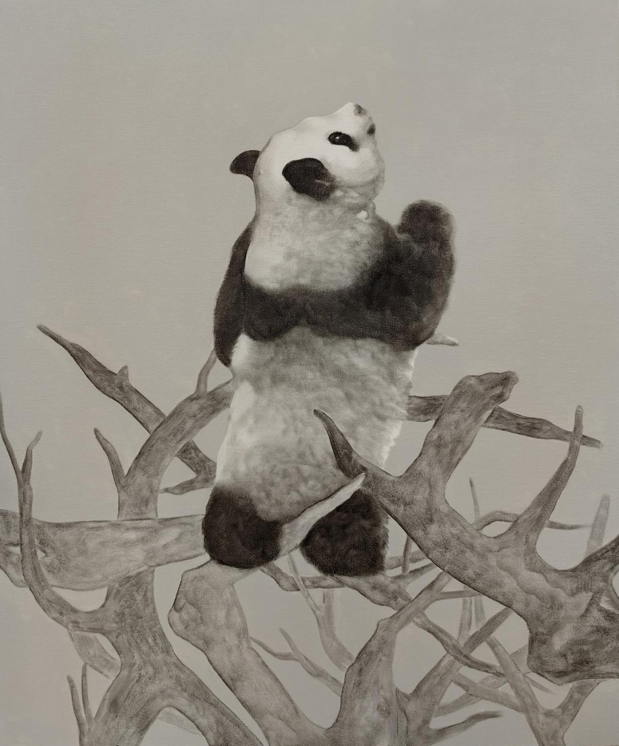 傅榆翔  眺望侏罗纪N0.3 布面油画 120×100cm  2023年  