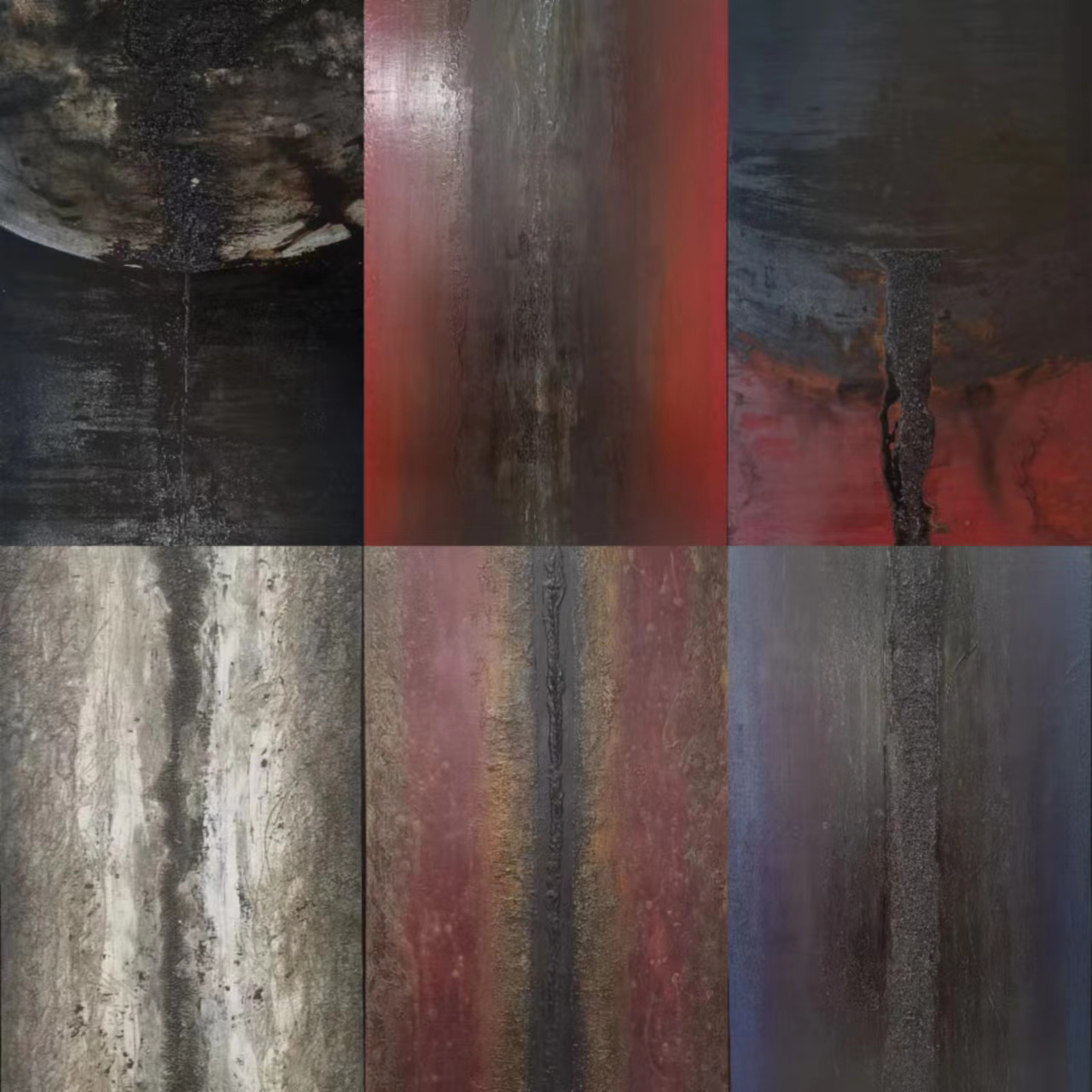 司典 2020级本科 油画 《归乡》 380x100cm