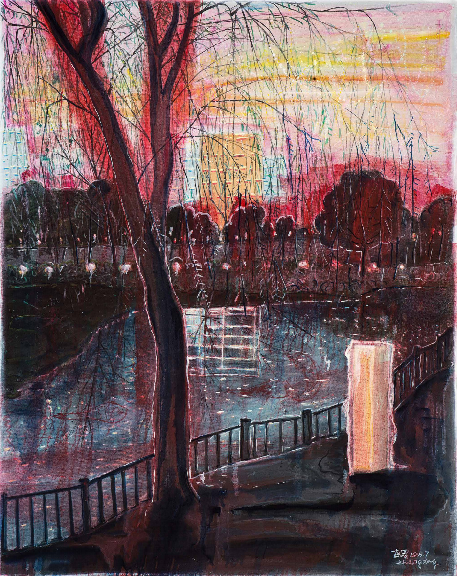 赵罡 《黄昏》 布面油画 100x120cm 2016年