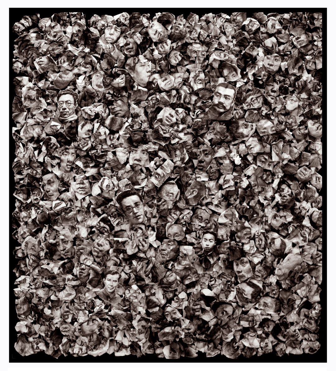 51 李英武、周渝、于波 《先驱》  版画 205×185cm  2020年
