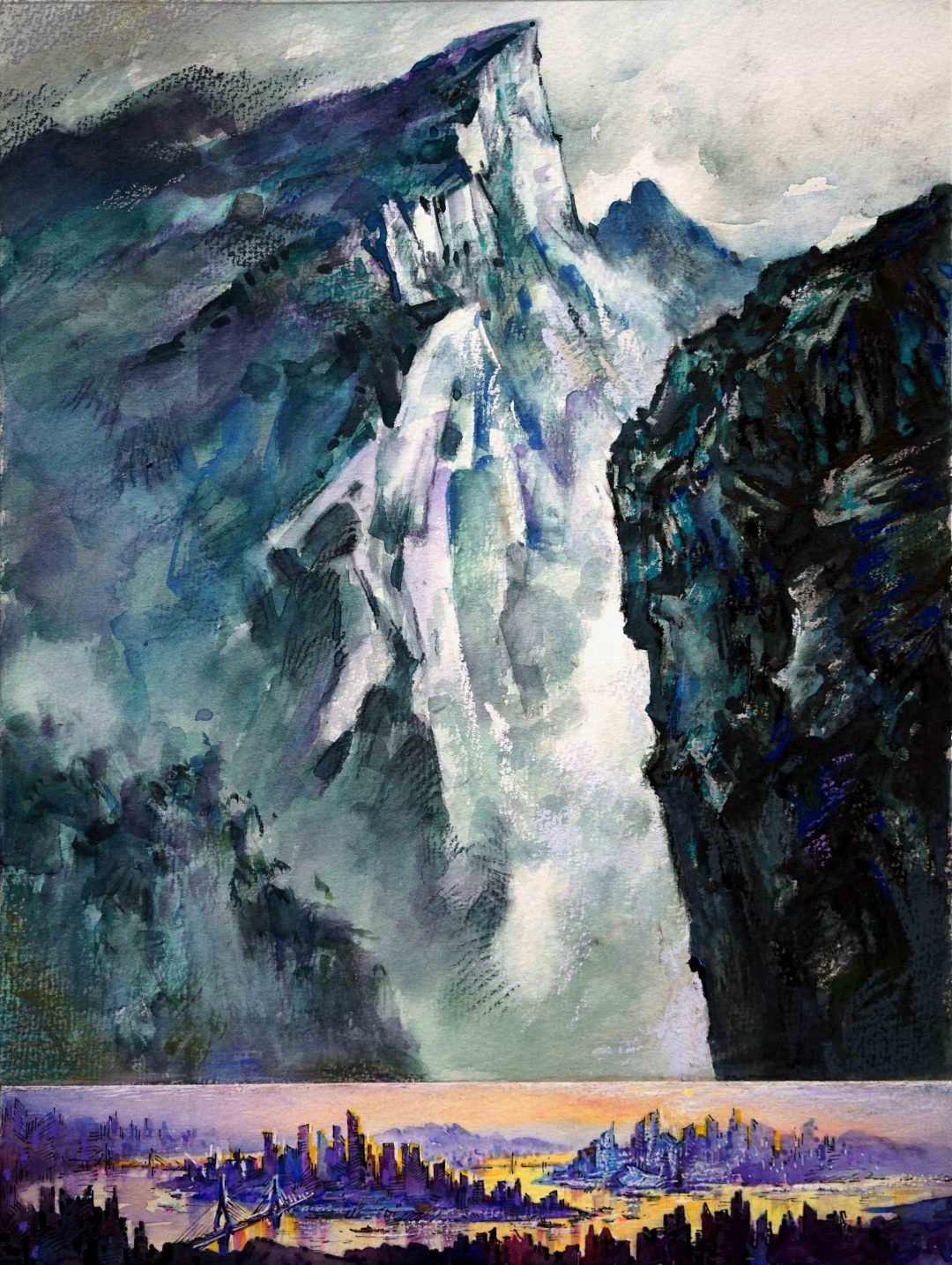畅达腾飞之城·重庆  连环画(6届青年美展 余都）