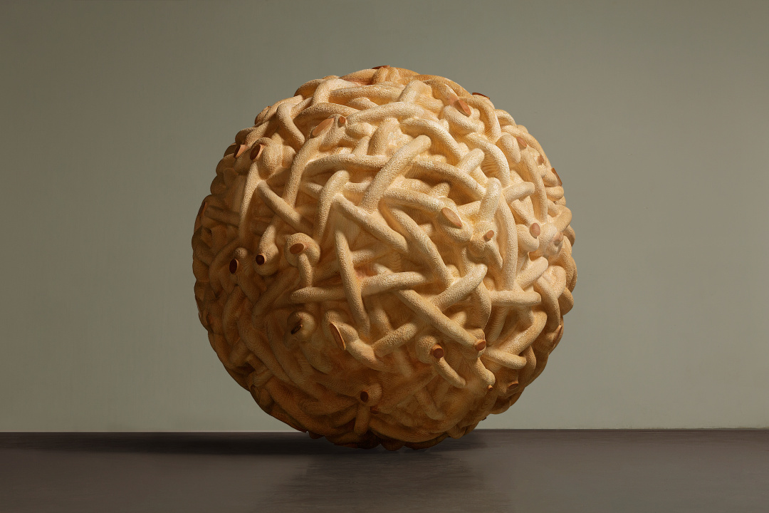 《团结》 150×150×150cm 木 2019年 (4)