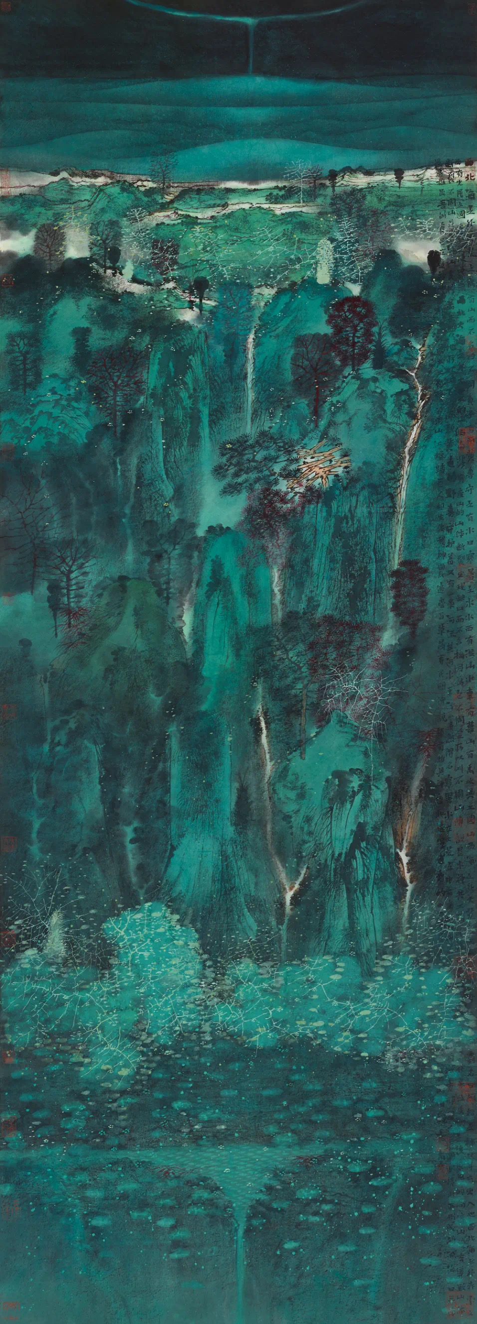 2《天地大美不言 大美为真 心驰神往 笔随墨顺系列之四》 180x65cm 2019年
