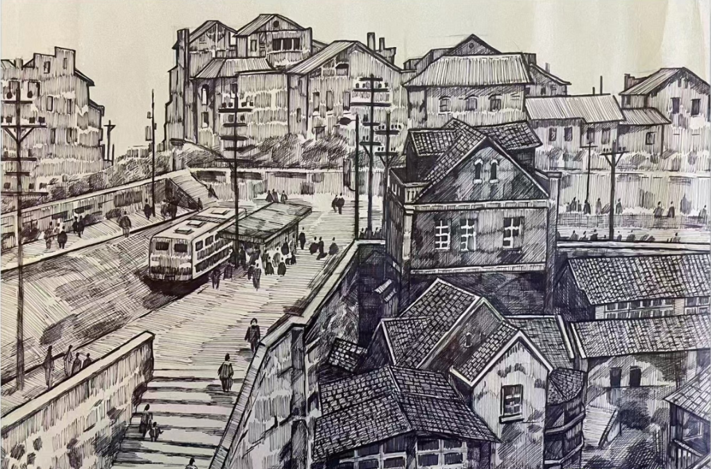 向雨婷，A组，《街景》，黔江区，二等奖
