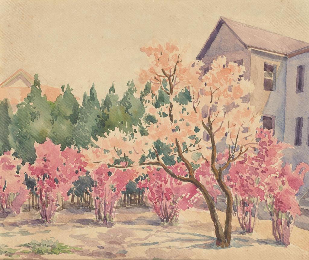 春  纸本  22×27cm  1956年