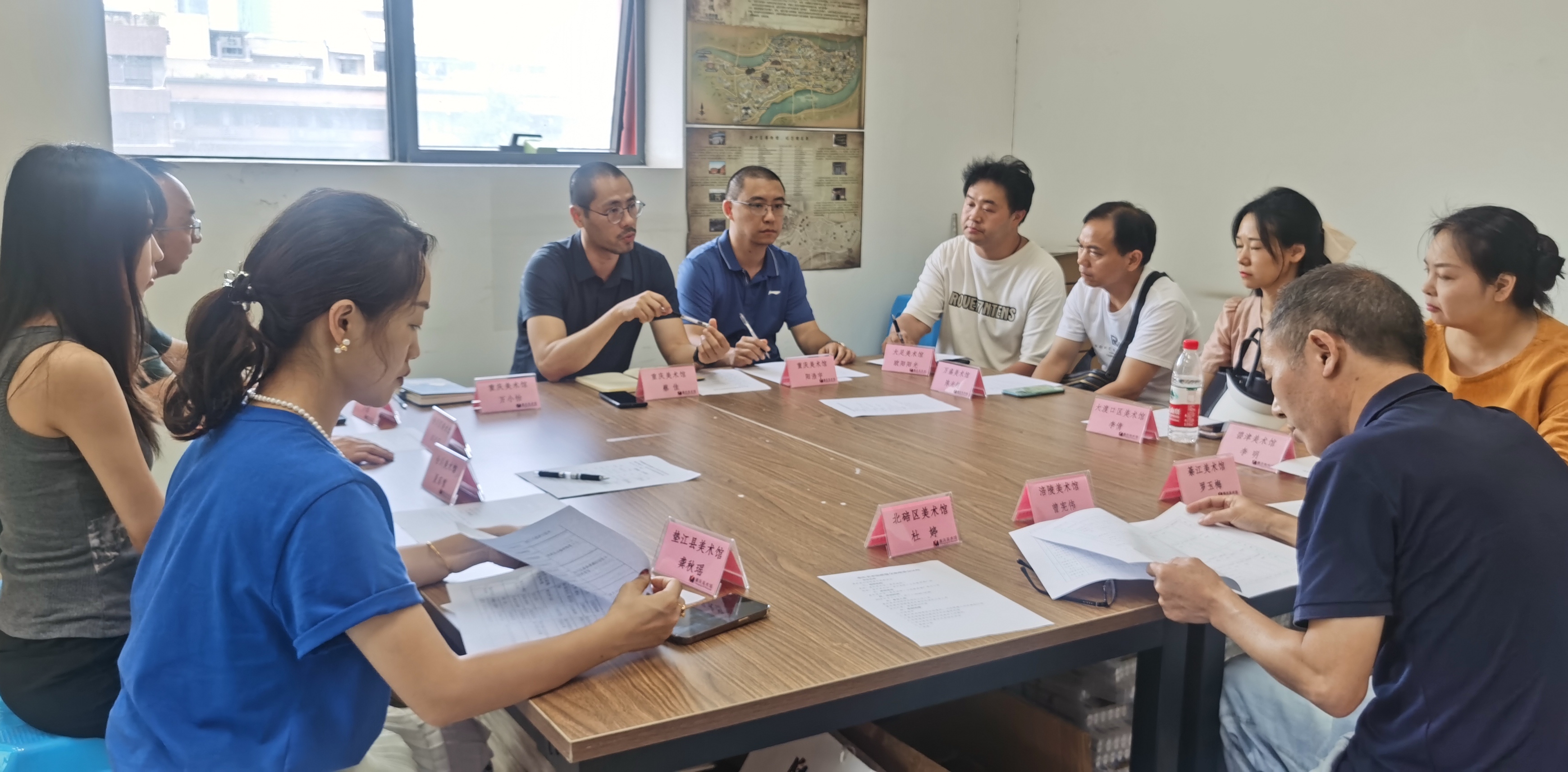 重庆美术馆联盟交流座谈会现场