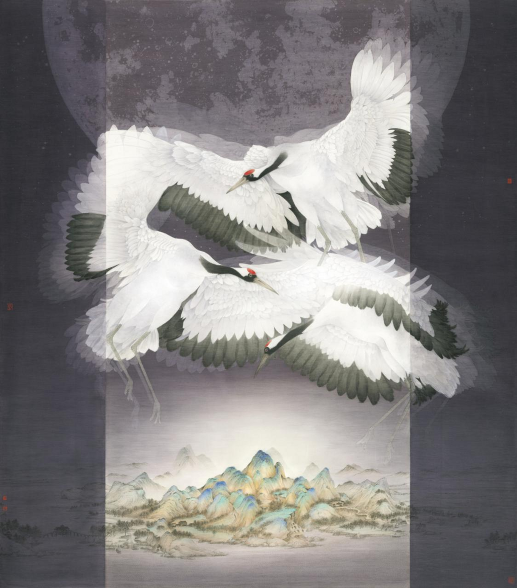 樊磊 《江山无限》 230x197cm 中国画