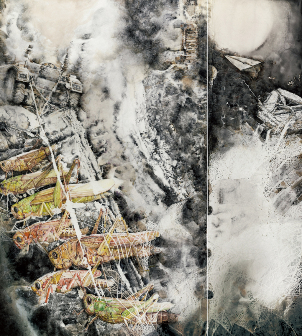 董海全 《芒种》 179x157cm 中国画