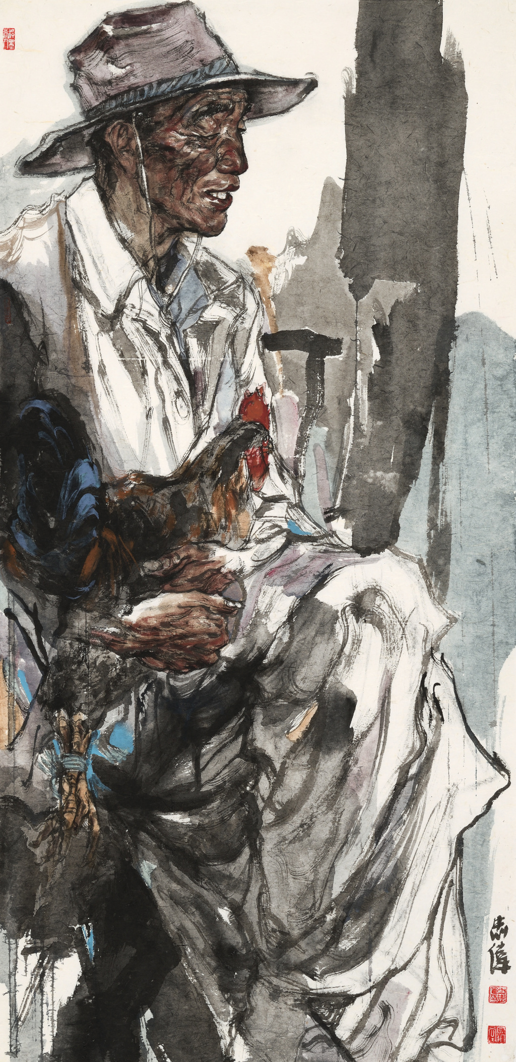 7 王忠伟 云步凉山之一  138x69cm 中国画 2023