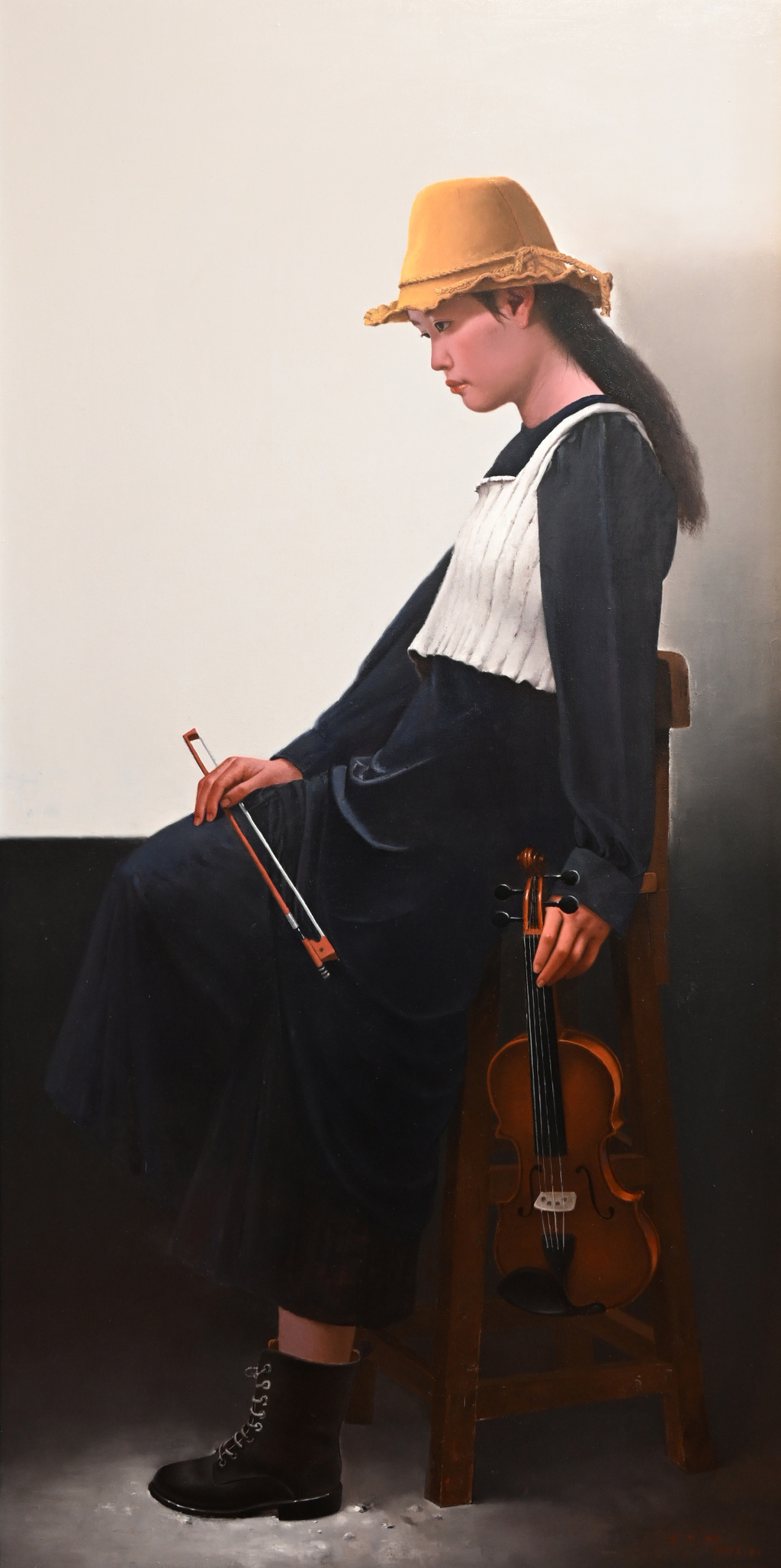 2 辜志勇 余音之二 70x150cm 油画 2020