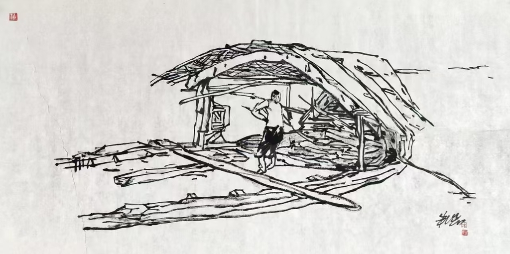 朱澄 嘉陵江畔 139x69