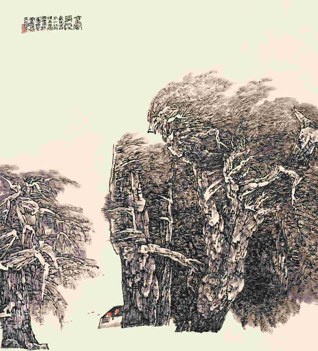 刘朴《金风过处》 150x124cm 2004年
