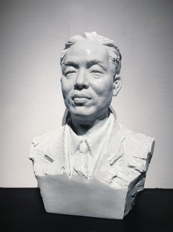 魏小杰  两弹一星功勋赵九章先生   60cmx45cmx26cm   雕塑